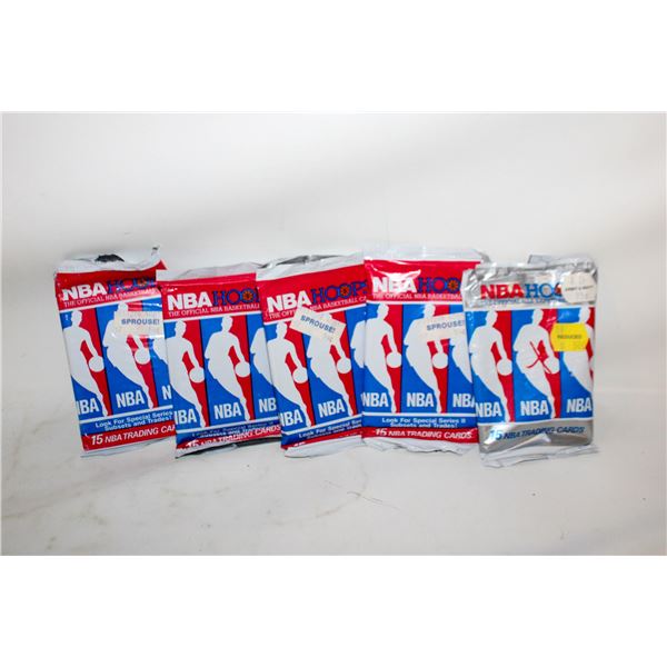 NBA HOOPS 1990 PACKS BASKETBALL CARDS