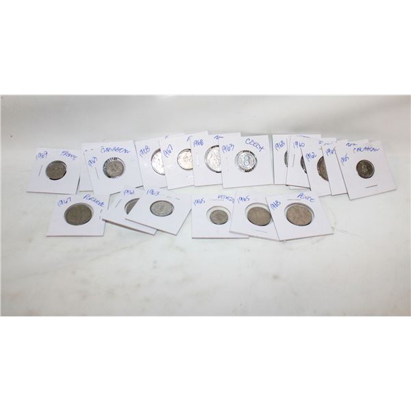 1960'S COINS IN 2X2'S