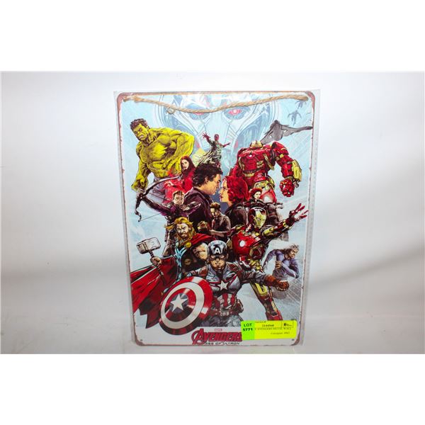 NEW THE AVENGERS METAL WALL ART