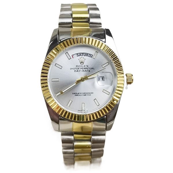 NEW REPLICA R0LEX "DAY DATE" QUARTZ WATCH