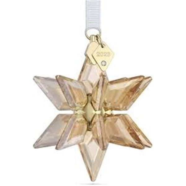 BRAND NEW SWAROVSKI ANNUAL 3D GOLD ORNAMENT