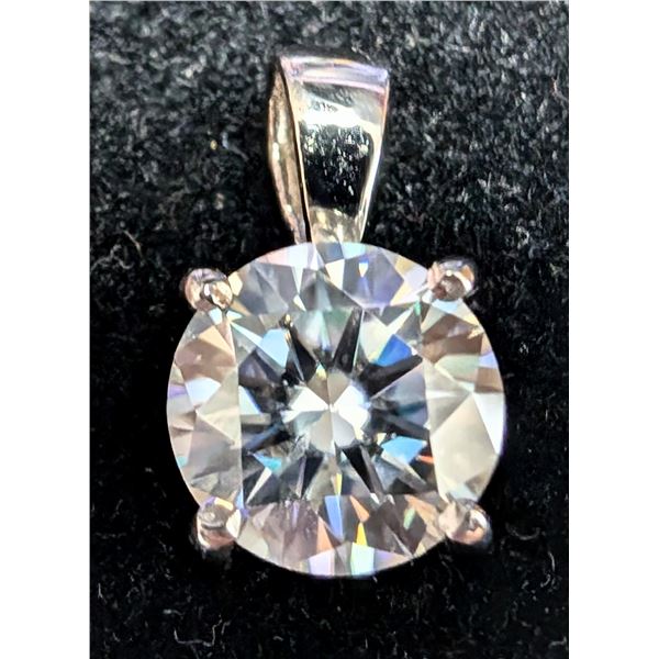 14K MOISSANITE (1.8CT) PENDANT