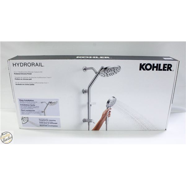 KOHLER HYDRORAIL 3-IN-1 SHOWER COLUMN KIT