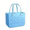 Image 1 : NEW EVA BEACH BAG RUBBER TRAVEL BAG BLUE