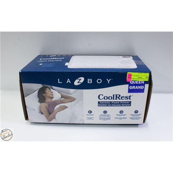 LAZBOY COOLREST SERENE FOAM PILLOW QUEEN
