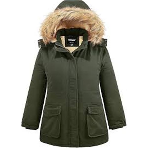 NEW SOULARGE WOMENS PLUS SIZE WINTER PARKA 2XL