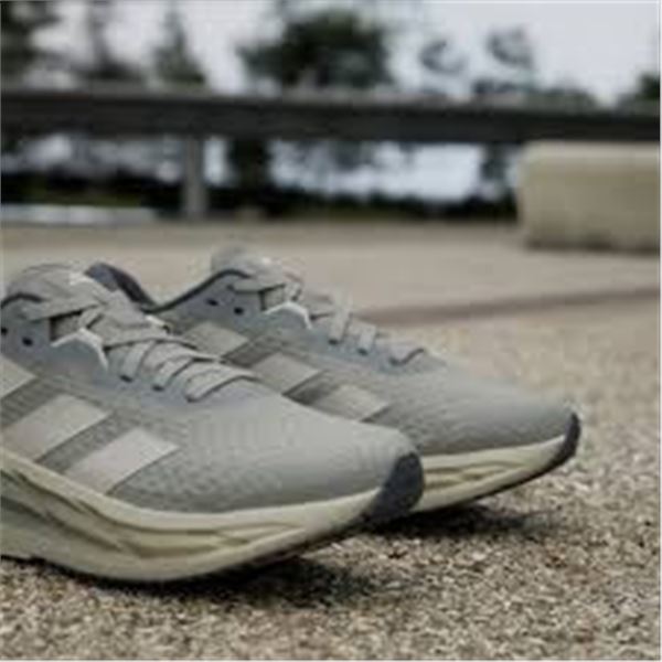 NEW ADIDAS CLOUDFOAM MENS RUNNER SHOES GREY SZ 11