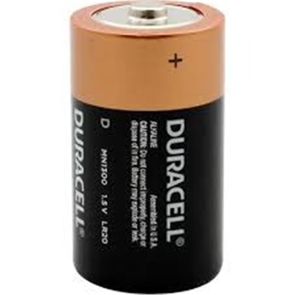 14PK DURACELL D BATTERIES (BOX TAPED)
