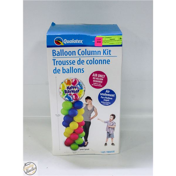 BRAND NEW QUALATEX BALLOON COLUMN KIT