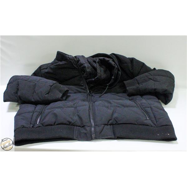 KENNETH COLE MENS XL BLACK JACKET