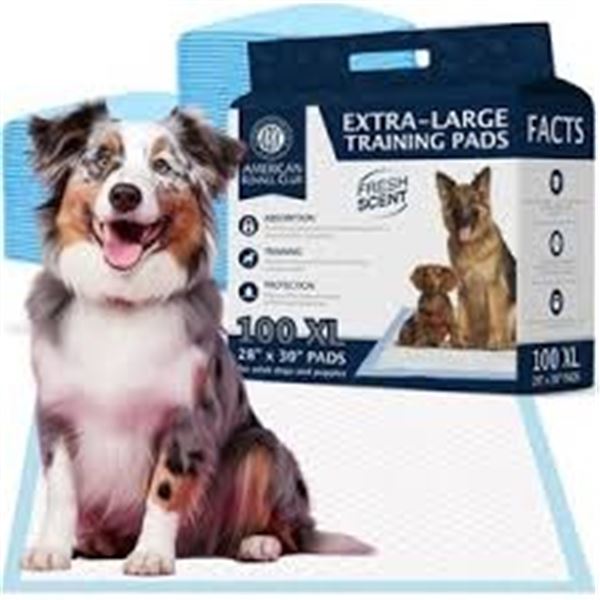 NEW 50PK AMERICAN KENNEL CLUB TRAINING PADS 28X30"