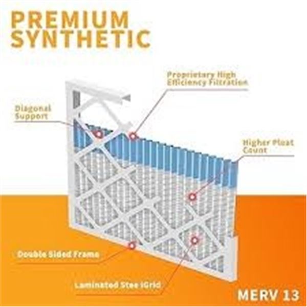 NEW 15X20X1 MERV 13 FURNACE FILTER 6PK AC FILTERS