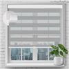Image 1 : BRANDNEW SEEYE CORDLESS ZEBRA BLINDS 25 X 72" GREY