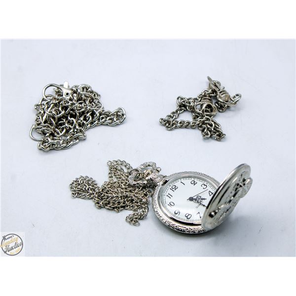 ESTATE POCKET WATCH WITH CHAIN-ESTATE