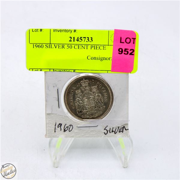 1960 SILVER 50 CENT PIECE