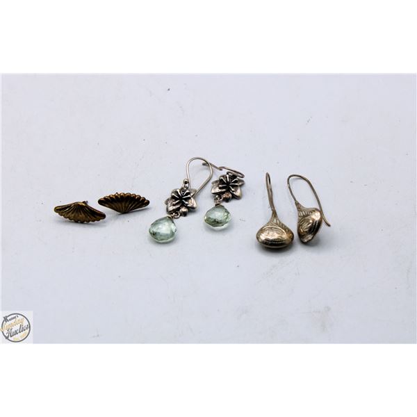 8.3 GRAMS 925 SILVER EARRINGS-ESTATE