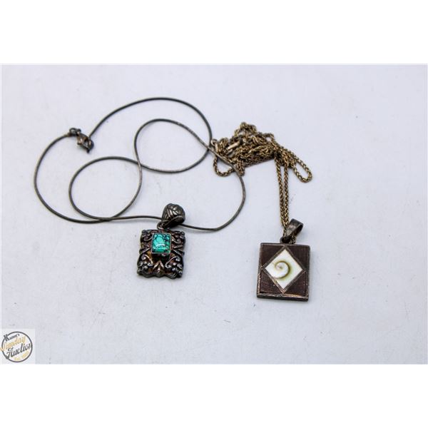 19.4 GRAMS 925 SILVER NECKLACES TOGETHER-ESTATE