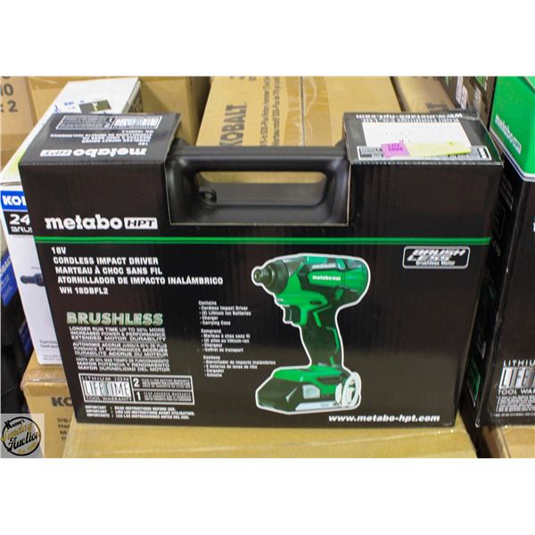 BRAND NEW METABO HPT 18VOLT CORDLESS IMPACT DRIVER