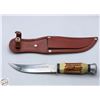 Image 1 : TRAMONTINA FIXED BLADE HUNTING KNIFE W/ SHEATH