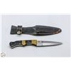 Image 1 : CONVERTIBLE SPEAR POINT / PUSH BLADE KNIFE W/