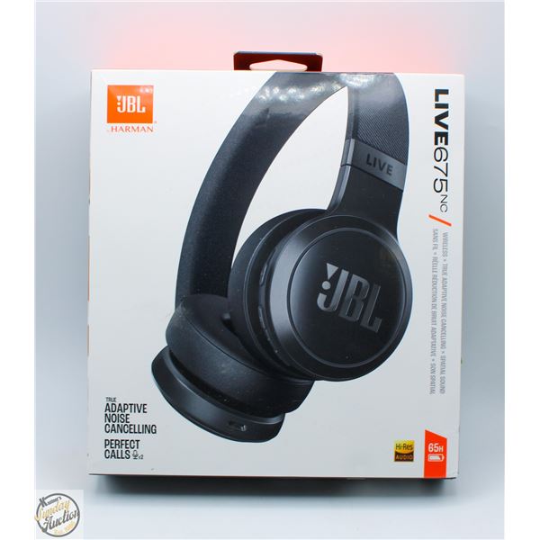 NEW SEALED JBL LIVE675 NOISE CANCELLING BLUETOOTH