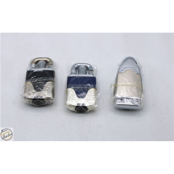 LOT OF 3 NEW NOVELTY BUTANE LIGHTERS