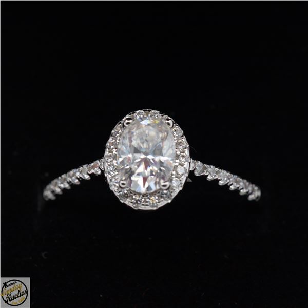 #3506-1.00 CT GRA CERTIFIED OVAL CUT