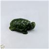 Image 1 : #3544-EMERALD GREEN JADE TURTLE