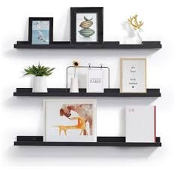NEW FLOATING SHELVES FOR WALL LEDGE SHELF 36" BLK