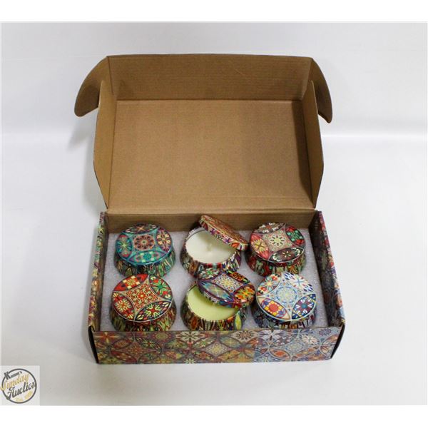 NEW CANDLES IN DECORATIVE BOX