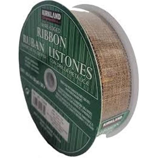 NEW KIRKLAND WIRE-EDGED RIBBON 50 YARD