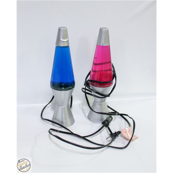 2 LAVA LAMPS