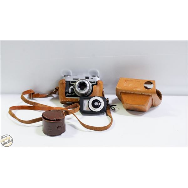 ANTIQUE GRAFLEX PROF. CAMERA IN CASE