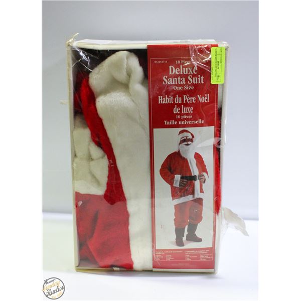 10 PIECE SANTA SUIT. ONE SIZE