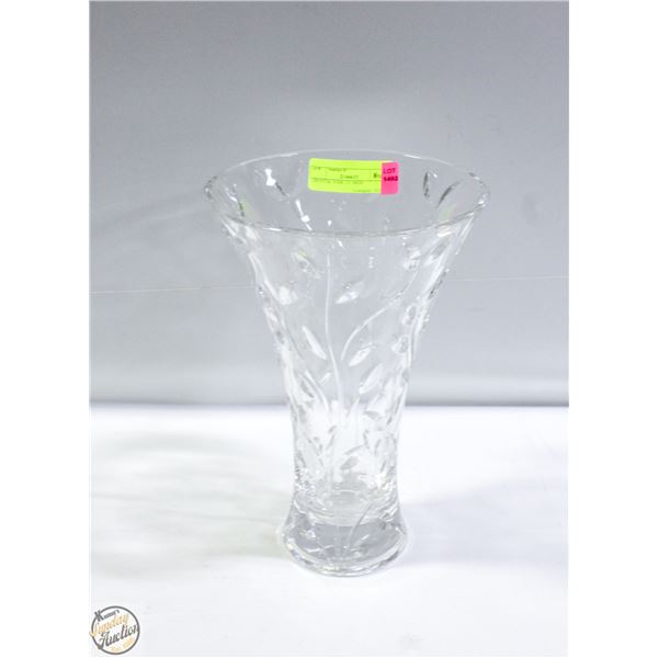 CRYSTAL VASE 12" HIGH
