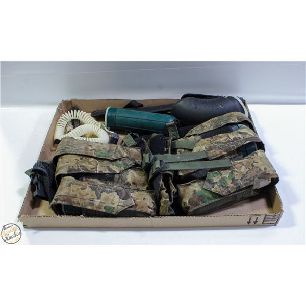 LOT OF PAINTBALL ACCESSORIES