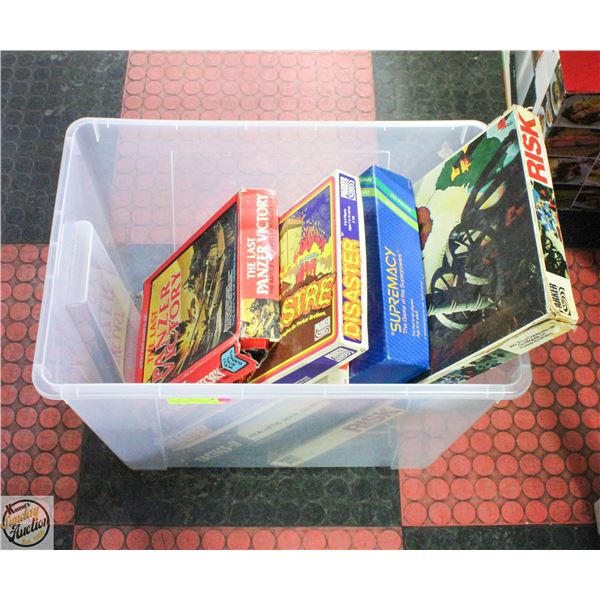 LOT OF VINTAGE COMPLETE BOARDGAMES