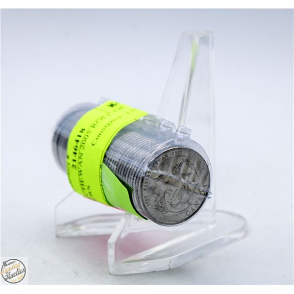 SASKATCHEWAN 2005 ROLL OF QUARTERS