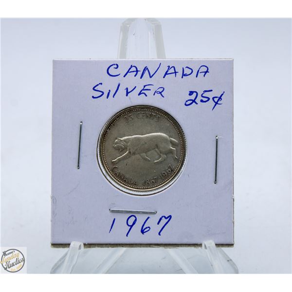 1967 SILVER 25C 1867 – 1967