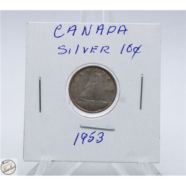 1953 SILVER 10C