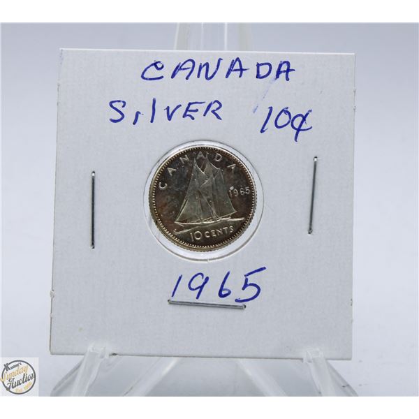 1965 SILVER 10C