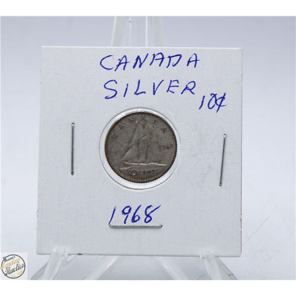 1968 SILVER 10C