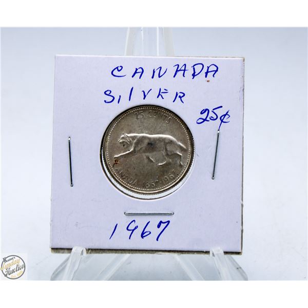 1967 SILVER 25C 1867 – 1967