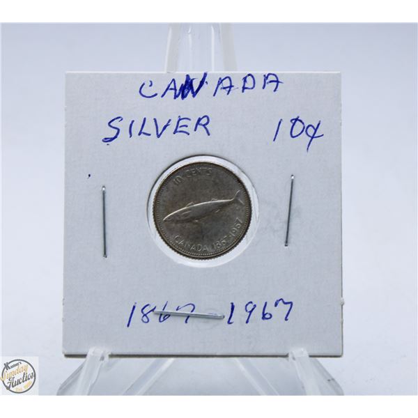 1967 SILVER 10C 1867 – 1967