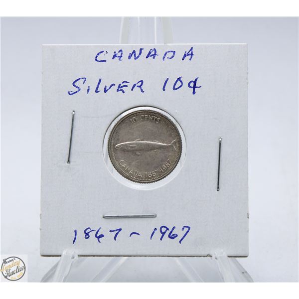 1967 SILVER 25C 1867 – 1967