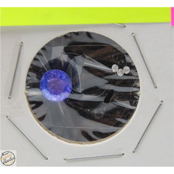 3 LOOSE PRINCESS CUT DIAMONDS SOLD WITH