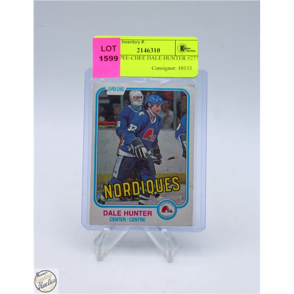 1981 O-PEE-CHEE DALE HUNTER #277