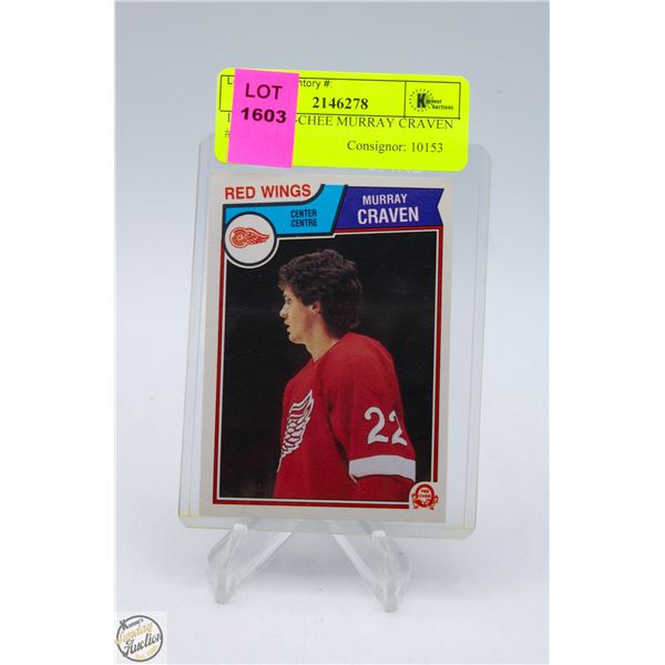 1983 O-PEE-CHEE MURRAY CRAVEN #120