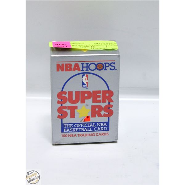 FACTORY SEALED 1990 NBA HOOPS SUPER STARS