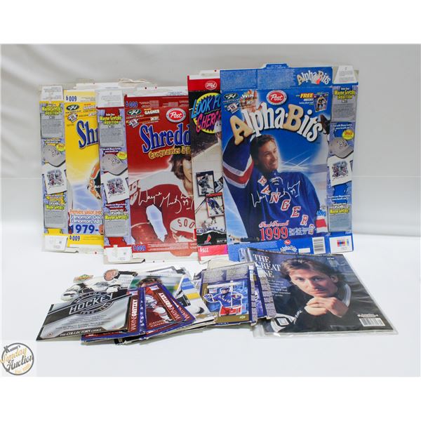 FLAT OF #99 "THE GREAT ONE" MEMORABILIA